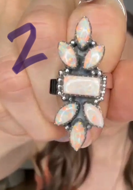 Shining Opal Crawlers-Rings-Krush Kandy, Women's Online Fashion Boutique Located in Phoenix, Arizona (Scottsdale Area)