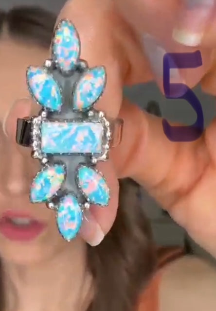 Shining Opal Crawlers-Rings-Krush Kandy, Women's Online Fashion Boutique Located in Phoenix, Arizona (Scottsdale Area)