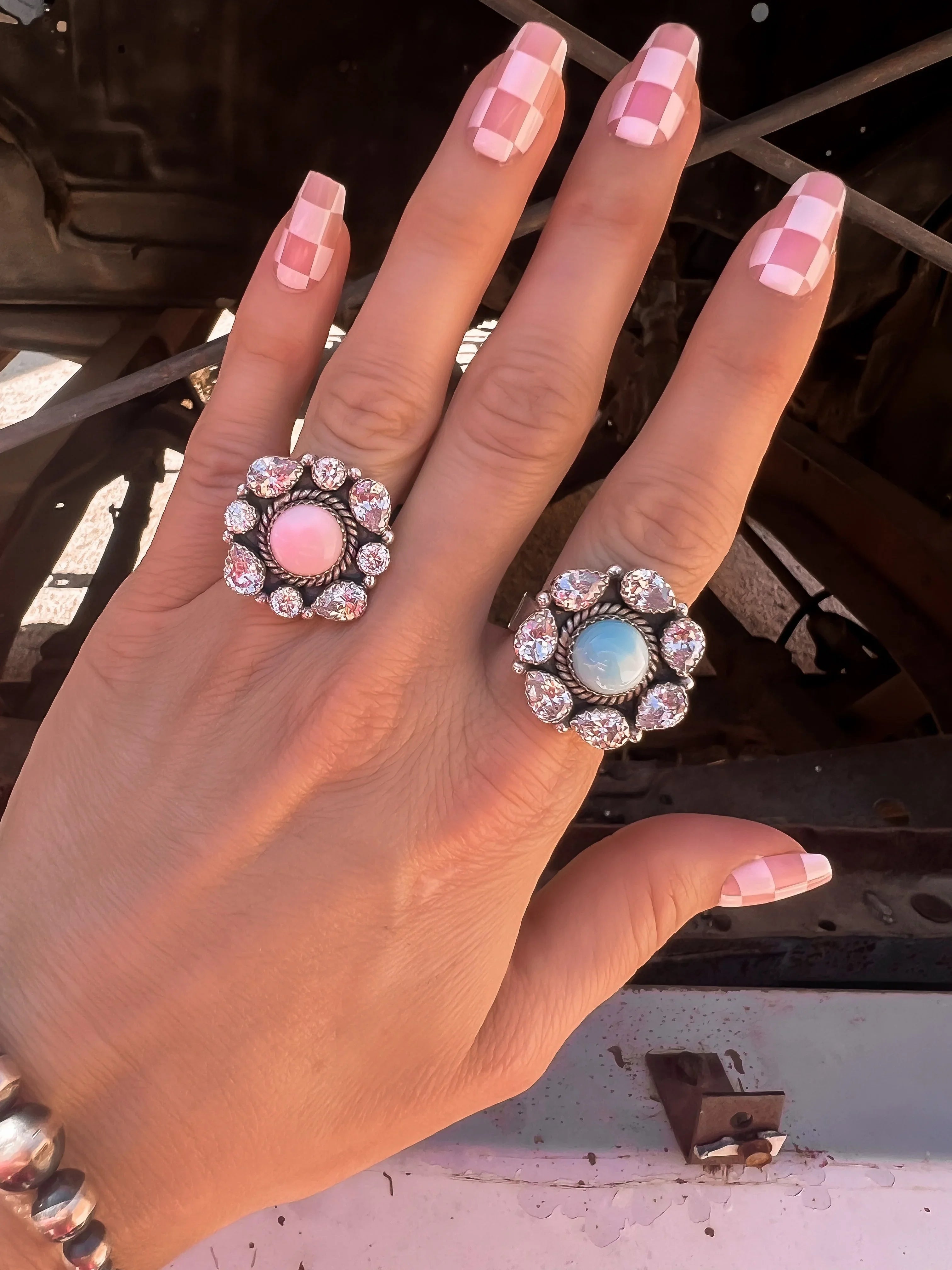 Crystal Krushes Stone Rings-Rings-Krush Kandy, Women's Online Fashion Boutique Located in Phoenix, Arizona (Scottsdale Area)