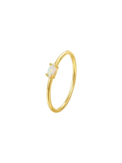 Opal Geometric Minimalist Ring-Earrings-Krush Kandy, Women's Online Fashion Boutique Located in Phoenix, Arizona (Scottsdale Area)