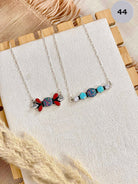 Multi Opal Stone Necklaces-Chain Necklaces-Krush Kandy, Women's Online Fashion Boutique Located in Phoenix, Arizona (Scottsdale Area)