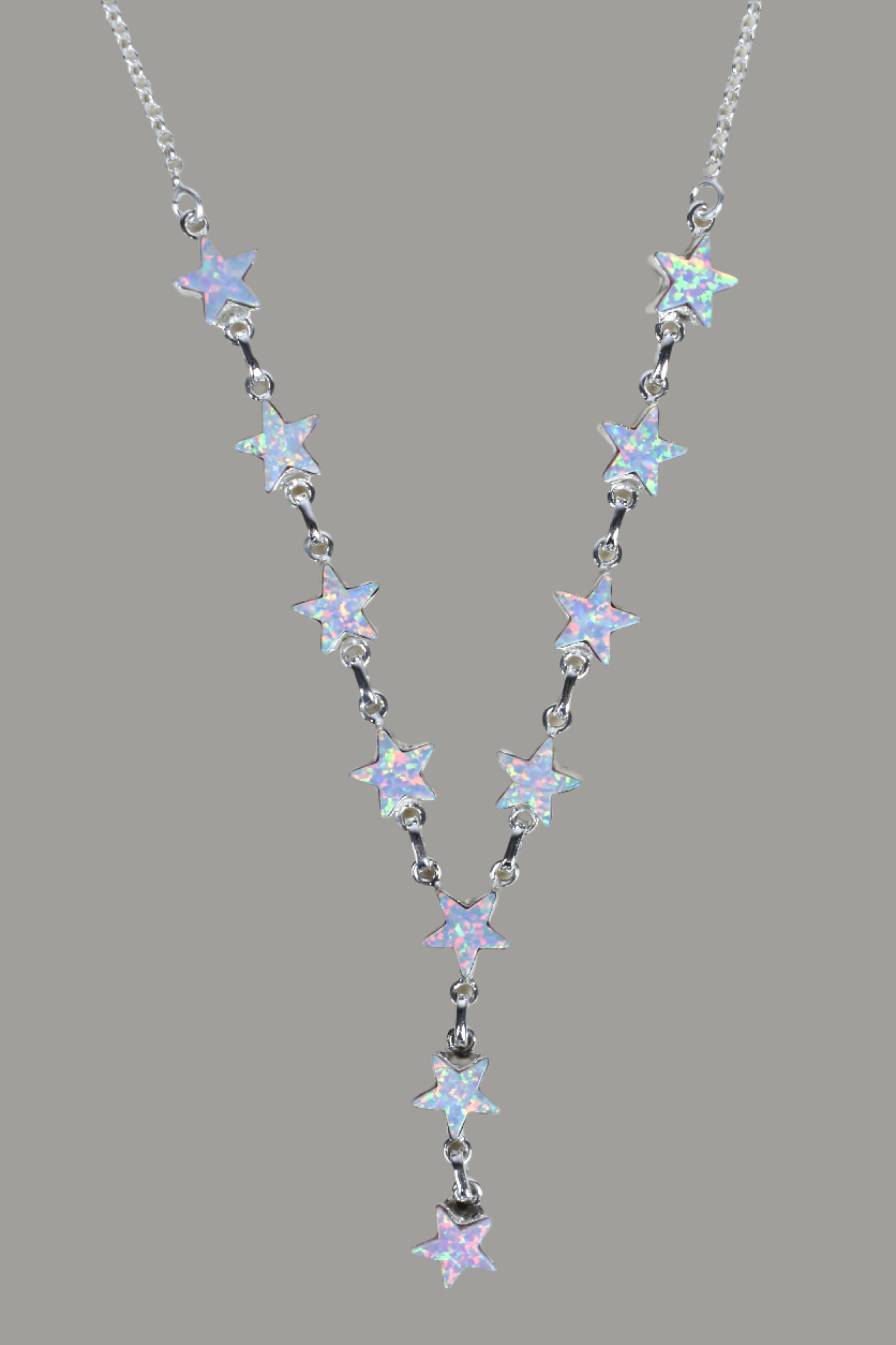 Star Studded Cast Necklace-Chain Necklaces-Krush Kandy, Women's Online Fashion Boutique Located in Phoenix, Arizona (Scottsdale Area)