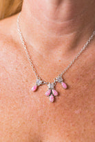 Sierra Opal Petals CZ Necklace-Necklaces-Krush Kandy, Women's Online Fashion Boutique Located in Phoenix, Arizona (Scottsdale Area)