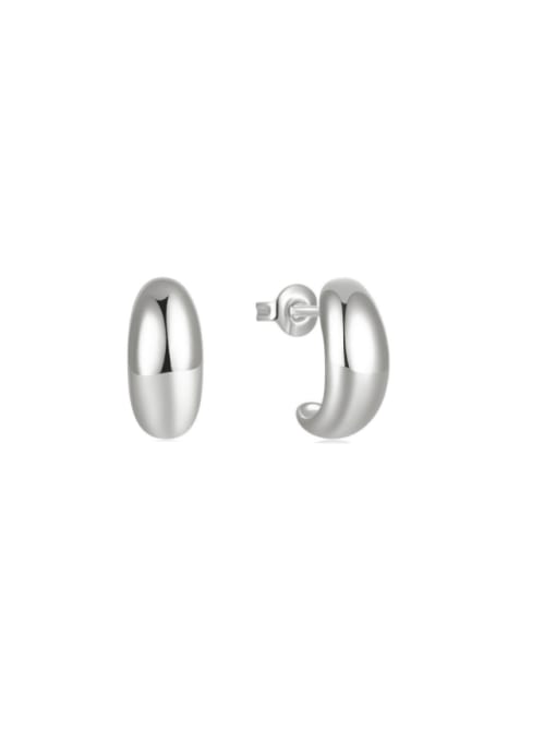 Sterling Geometric Minimalist Stud Earrings-Earrings-Krush Kandy, Women's Online Fashion Boutique Located in Phoenix, Arizona (Scottsdale Area)