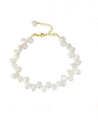 Freshwater Pearl Irregular Minimalist Beaded Bracelet-Bracelets-Krush Kandy, Women's Online Fashion Boutique Located in Phoenix, Arizona (Scottsdale Area)