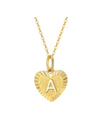 Heart Letter Minimalist Necklace-Necklaces-Krush Kandy, Women's Online Fashion Boutique Located in Phoenix, Arizona (Scottsdale Area)