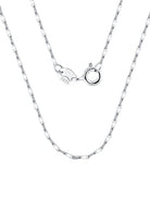 Sterling Silver Melon Seed Chain-Necklaces-Krush Kandy, Women's Online Fashion Boutique Located in Phoenix, Arizona (Scottsdale Area)