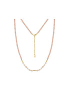 Dreamy Pink Natural Stone Bohemian Beaded Necklace-Necklaces-Krush Kandy, Women's Online Fashion Boutique Located in Phoenix, Arizona (Scottsdale Area)