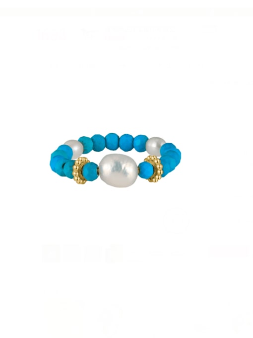 Natural Stone Vintage Bead Ring-Rings-Krush Kandy, Women's Online Fashion Boutique Located in Phoenix, Arizona (Scottsdale Area)