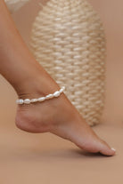 Take me to the Beach Pearl Anklet-Anklets-Krush Kandy, Women's Online Fashion Boutique Located in Phoenix, Arizona (Scottsdale Area)
