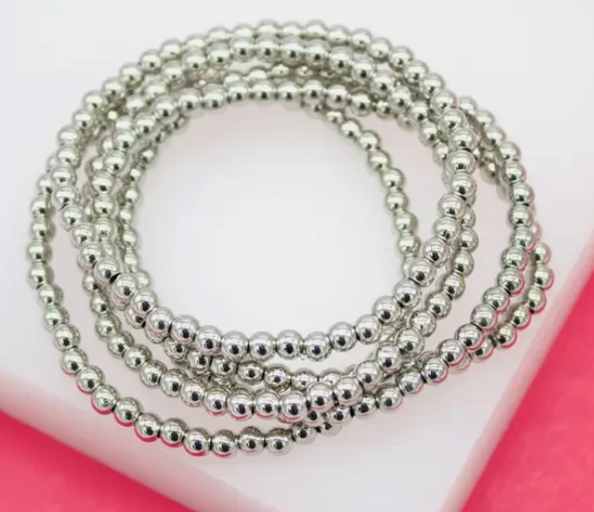 Uptown Rhodium Ball Bracelet – My Julrae - Krush Kandy Jewelry