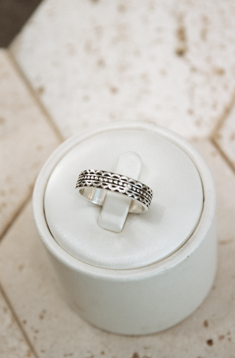 Lila Sterling Stamped Ring-Ring Sizers-Krush Kandy, Women's Online Fashion Boutique Located in Phoenix, Arizona (Scottsdale Area)