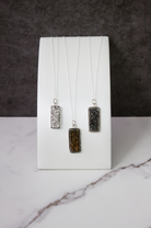 Krushed Druzy Bar Drop Necklace-Chain Necklaces-Krush Kandy, Women's Online Fashion Boutique Located in Phoenix, Arizona (Scottsdale Area)
