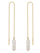 Chic Pearl Tassel Threader Earrings-Earrings-Krush Kandy, Women's Online Fashion Boutique Located in Phoenix, Arizona (Scottsdale Area)