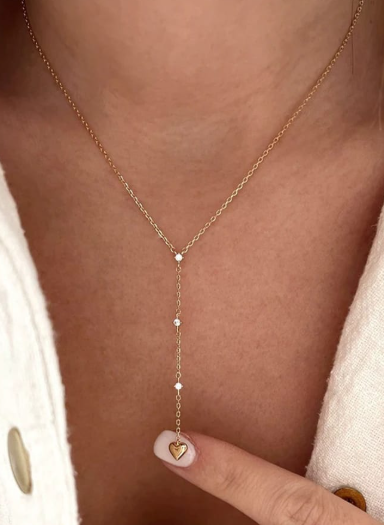 Dainty Tassel Necklace-Necklaces-Krush Kandy, Women's Online Fashion Boutique Located in Phoenix, Arizona (Scottsdale Area)