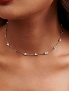 Crystal Geometric Minimalist Necklace-Necklaces-Krush Kandy, Women's Online Fashion Boutique Located in Phoenix, Arizona (Scottsdale Area)
