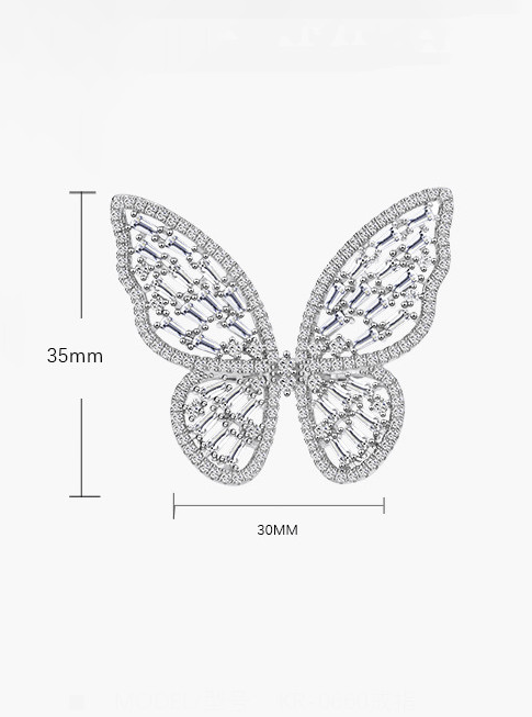Hollow Butterfly Luxury Band Ring-Ring-Krush Kandy, Women's Online Fashion Boutique Located in Phoenix, Arizona (Scottsdale Area)