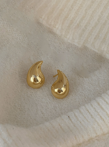 Water Drop Stud Earrings-Earrings-Krush Kandy, Women's Online Fashion Boutique Located in Phoenix, Arizona (Scottsdale Area)