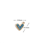 Little Gold Heart Charm-Jewelry-Krush Kandy, Women's Online Fashion Boutique Located in Phoenix, Arizona (Scottsdale Area)