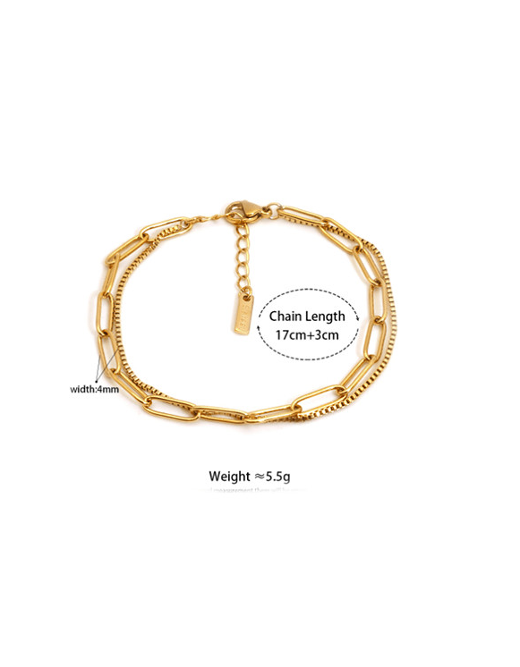 Chain Link Bracelet-Jewelry-Krush Kandy, Women's Online Fashion Boutique Located in Phoenix, Arizona (Scottsdale Area)