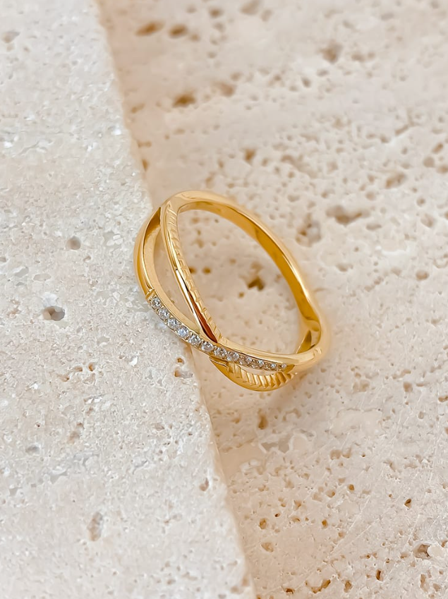 Cross Minimalist Stackable Ring-Jewelry-Krush Kandy, Women's Online Fashion Boutique Located in Phoenix, Arizona (Scottsdale Area)