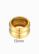 Stainless Steel Geometric Trend Band Ring-Jewelry-Krush Kandy, Women's Online Fashion Boutique Located in Phoenix, Arizona (Scottsdale Area)