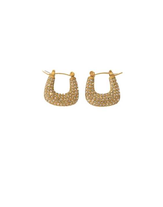 Rhinestone Geometric Minimalist Drop Earrings-Jewelry-Krush Kandy, Women's Online Fashion Boutique Located in Phoenix, Arizona (Scottsdale Area)