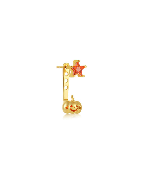 Halloween Pumpkin Minimalist Earrings-Earrings-Krush Kandy, Women's Online Fashion Boutique Located in Phoenix, Arizona (Scottsdale Area)