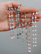 String Em Up Elegant Dangle Earrings MADE TO ORDER-Drop Earrings-Krush Kandy, Women's Online Fashion Boutique Located in Phoenix, Arizona (Scottsdale Area)