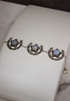 Triple Threat Horseshoe Bracelet-Chain Bracelets-Krush Kandy, Women's Online Fashion Boutique Located in Phoenix, Arizona (Scottsdale Area)