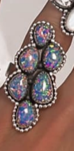 Kristyn's Cluster Crawler Stone Ring-Crawler Rings-Krush Kandy, Women's Online Fashion Boutique Located in Phoenix, Arizona (Scottsdale Area)