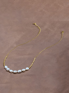 Freshwater Pearl Cluster Minimalist Necklace-Necklaces-Krush Kandy, Women's Online Fashion Boutique Located in Phoenix, Arizona (Scottsdale Area)