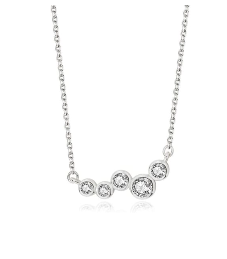 Crystal Cluster Minimalist Necklace-Necklaces-Krush Kandy, Women's Online Fashion Boutique Located in Phoenix, Arizona (Scottsdale Area)