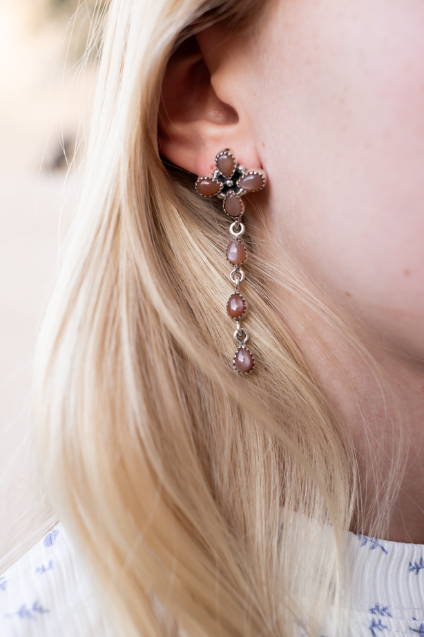 Whimsical Blossom Drop Earrings-Drop Earrings-Krush Kandy, Women's Online Fashion Boutique Located in Phoenix, Arizona (Scottsdale Area)