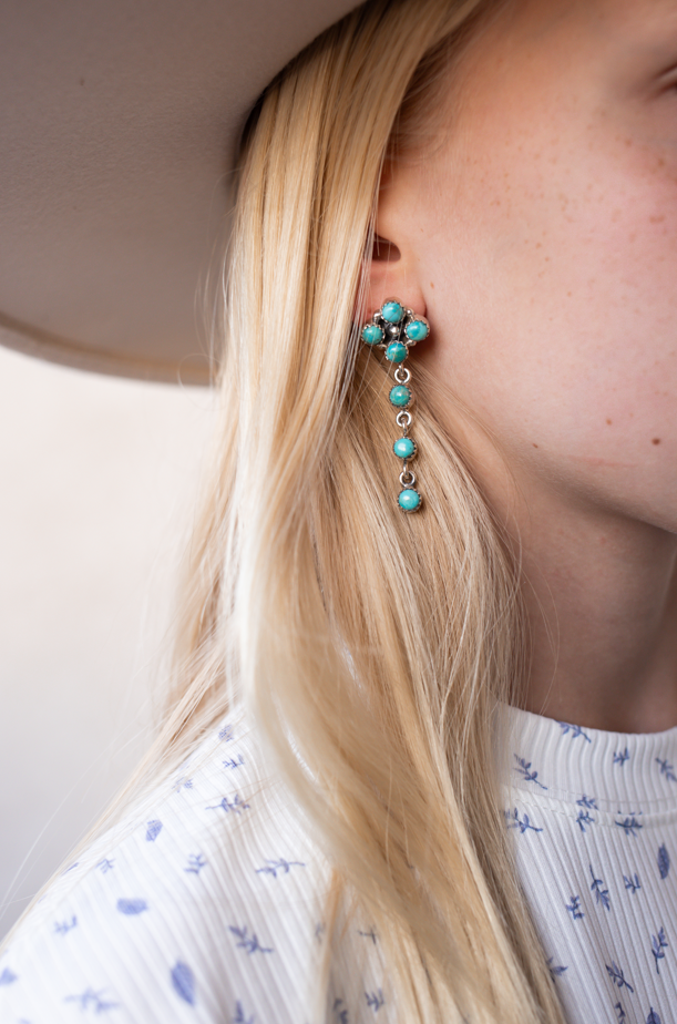 Whimsical Blossom Drop Earrings-Drop Earrings-Krush Kandy, Women's Online Fashion Boutique Located in Phoenix, Arizona (Scottsdale Area)