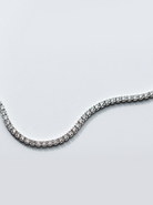 White Tennis 3mm Necklace-Necklaces-Krush Kandy, Women's Online Fashion Boutique Located in Phoenix, Arizona (Scottsdale Area)