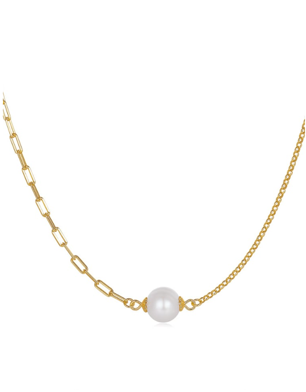 Minimalist Pearl Necklace-Necklaces-Krush Kandy, Women's Online Fashion Boutique Located in Phoenix, Arizona (Scottsdale Area)