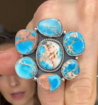 Desert Heat Jasper Cluster Rings MADE TO ORDER-Rings-Krush Kandy, Women's Online Fashion Boutique Located in Phoenix, Arizona (Scottsdale Area)