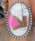 One Of A Kind Pink Turquoise Slab Rings MADE TO ORDER-Ring Sizers-Krush Kandy, Women's Online Fashion Boutique Located in Phoenix, Arizona (Scottsdale Area)