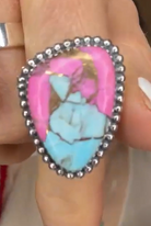 One Of A Kind Pink Turquoise Slab Rings MADE TO ORDER-Ring Sizers-Krush Kandy, Women's Online Fashion Boutique Located in Phoenix, Arizona (Scottsdale Area)