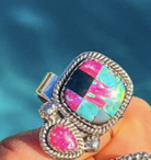 Kandy Multi Colored Sterling Silver Rings | MADE TO ORDER-Ring Sizers-Krush Kandy, Women's Online Fashion Boutique Located in Phoenix, Arizona (Scottsdale Area)