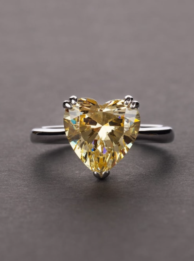 Dainty Cubic Zirconia Heart Ring-Ring-Krush Kandy, Women's Online Fashion Boutique Located in Phoenix, Arizona (Scottsdale Area)