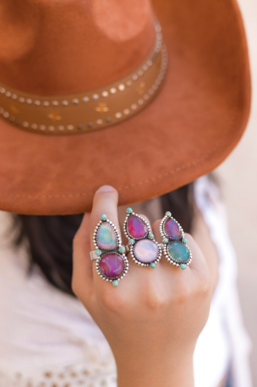 Kristyn's Ethereal Aurora Stone Crawler-Ring Sizers-Krush Kandy, Women's Online Fashion Boutique Located in Phoenix, Arizona (Scottsdale Area)