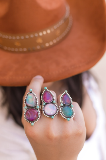 Kristyn's Ethereal Aurora Stone Crawler-Ring Sizers-Krush Kandy, Women's Online Fashion Boutique Located in Phoenix, Arizona (Scottsdale Area)