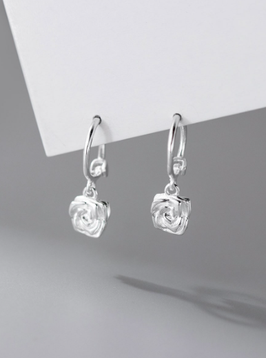 Flower Huggie Earrings-Earrings-Krush Kandy, Women's Online Fashion Boutique Located in Phoenix, Arizona (Scottsdale Area)
