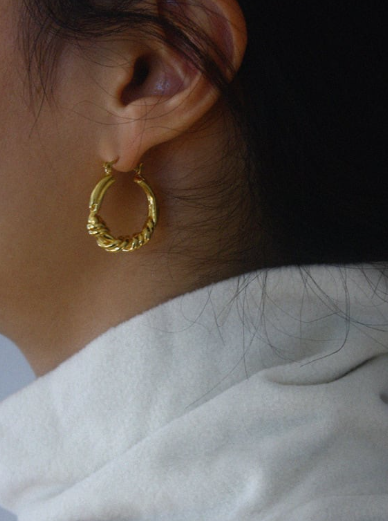 Irregular Minimalist Hoop Earrings-Earrings-Krush Kandy, Women's Online Fashion Boutique Located in Phoenix, Arizona (Scottsdale Area)