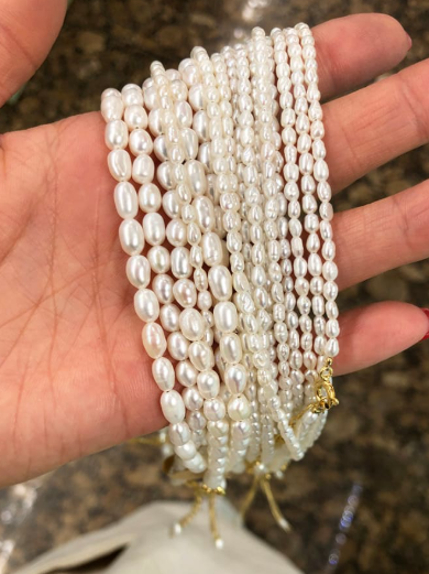 Pearl Geometric Minimalist Necklace-Necklaces-Krush Kandy, Women's Online Fashion Boutique Located in Phoenix, Arizona (Scottsdale Area)