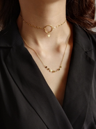 Stars Round Choker Necklace-Necklaces-Krush Kandy, Women's Online Fashion Boutique Located in Phoenix, Arizona (Scottsdale Area)