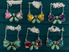 Turquoise & Multi Stone Bow Necklace-Necklaces-Krush Kandy, Women's Online Fashion Boutique Located in Phoenix, Arizona (Scottsdale Area)