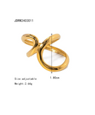 Stainless Steel Irregular Minimalist Band Ring-Jewelry-Krush Kandy, Women's Online Fashion Boutique Located in Phoenix, Arizona (Scottsdale Area)